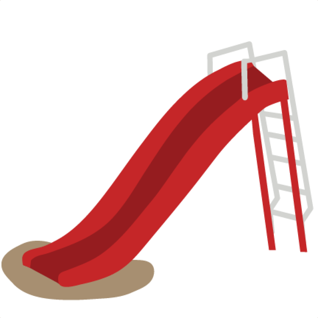 С горки на прозрачном фоне