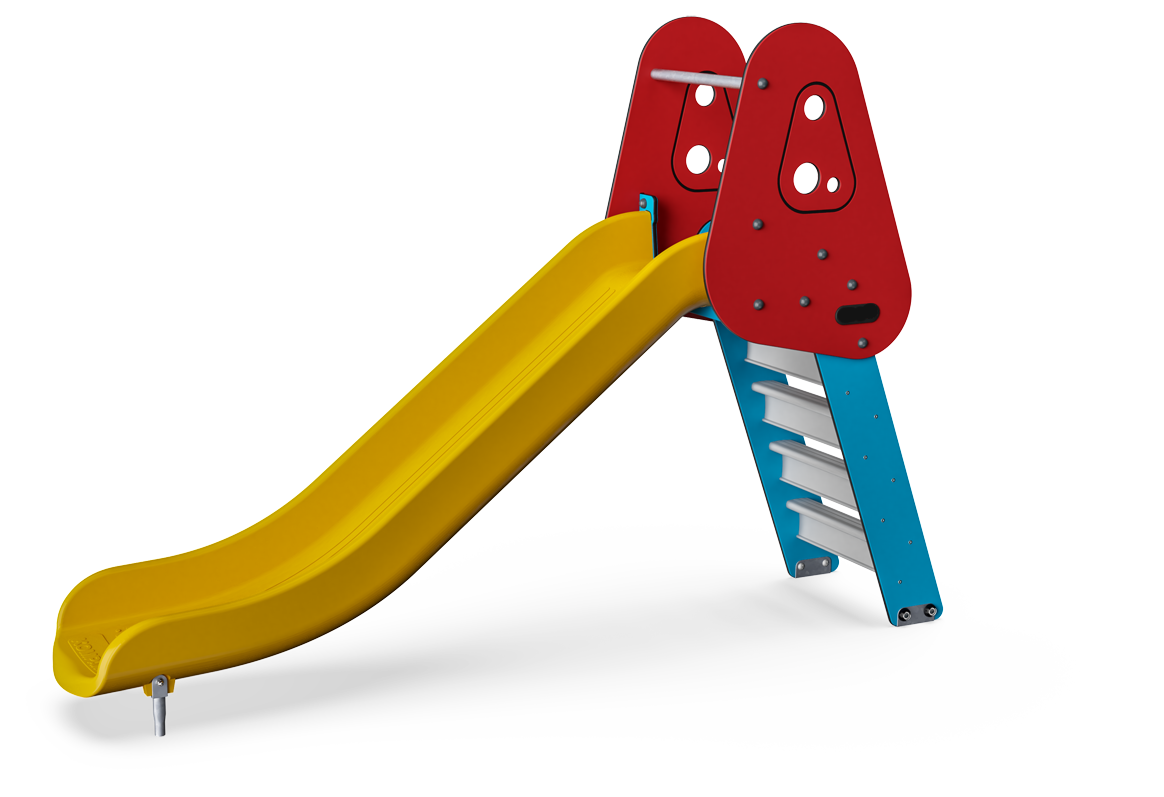 Дети с горкой без фона