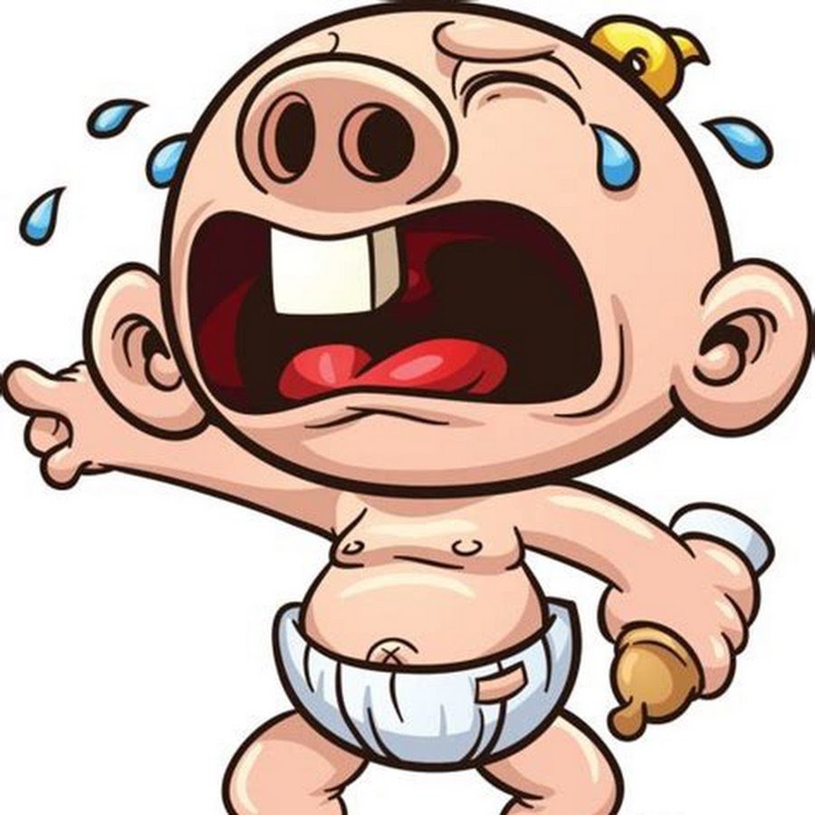 Ребенок плачет мульт