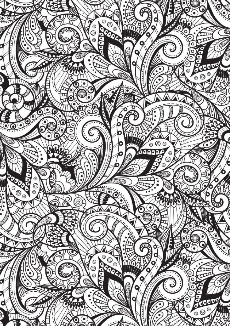 Бумага для скрапбукинга черно-белая