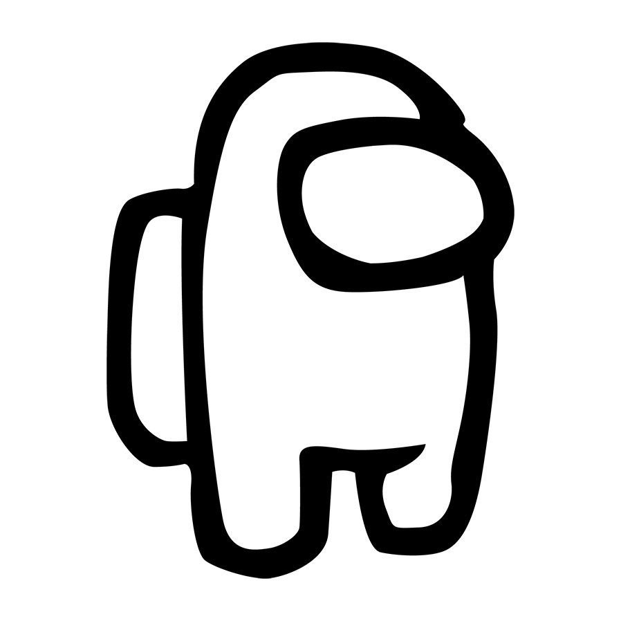 Among us трафарет