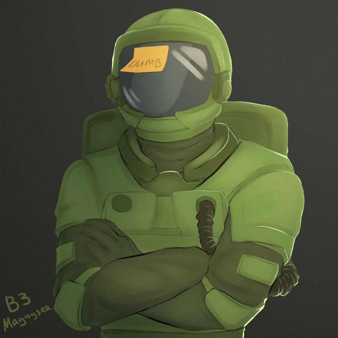 Зелёный амонг АС арт