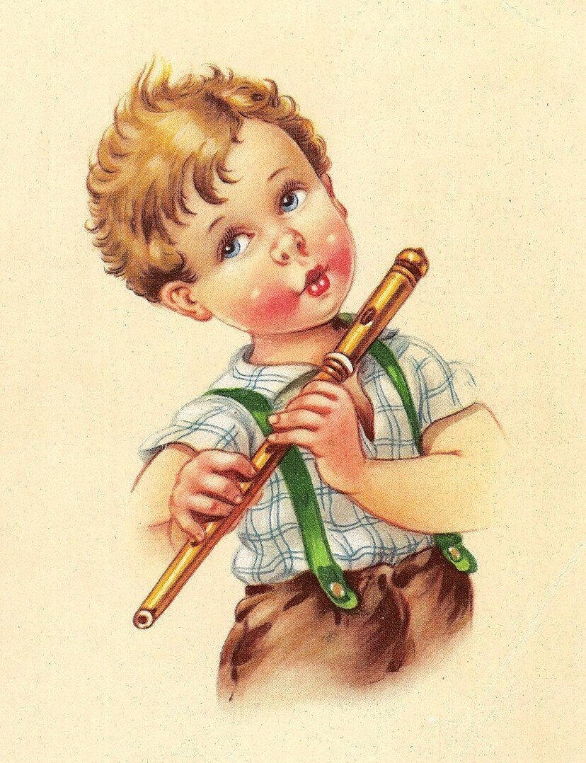 Блокфлейта картинка для детей