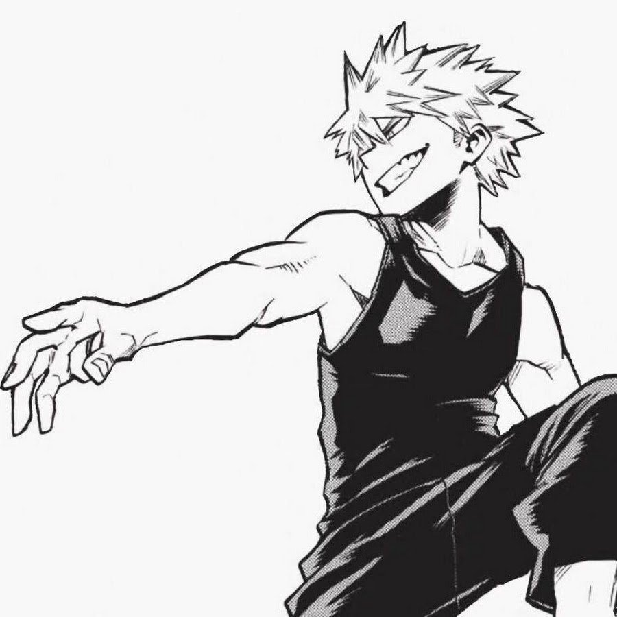 Аниме геройская Академия Кацуки