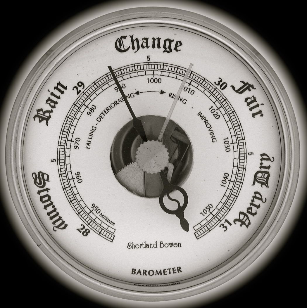 Деревянный барометр RST 05535