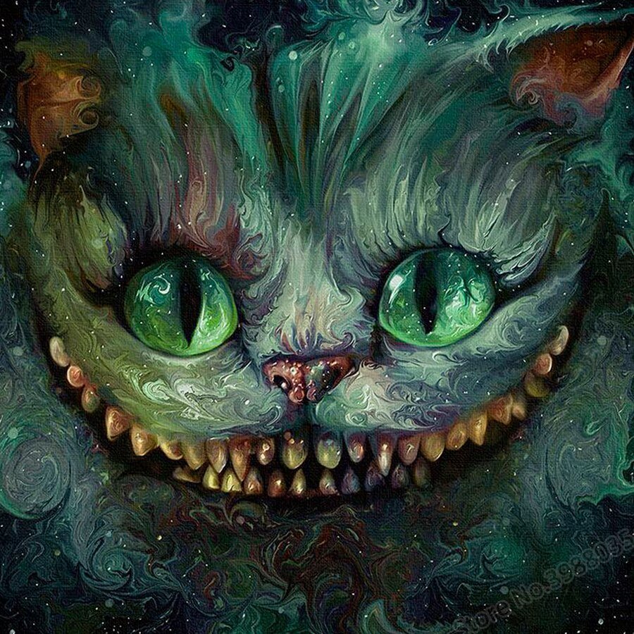 Картинка кота из алисы чудес