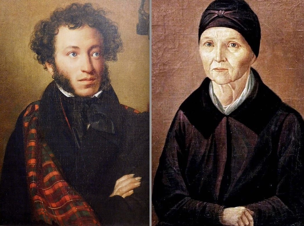 Иллюстрация к стихотворению Пушкина няне