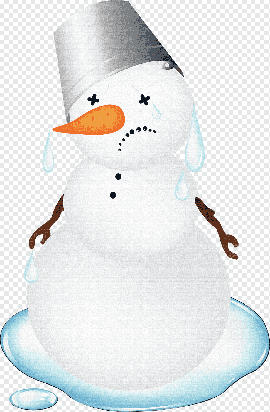 Растаявший Снеговик