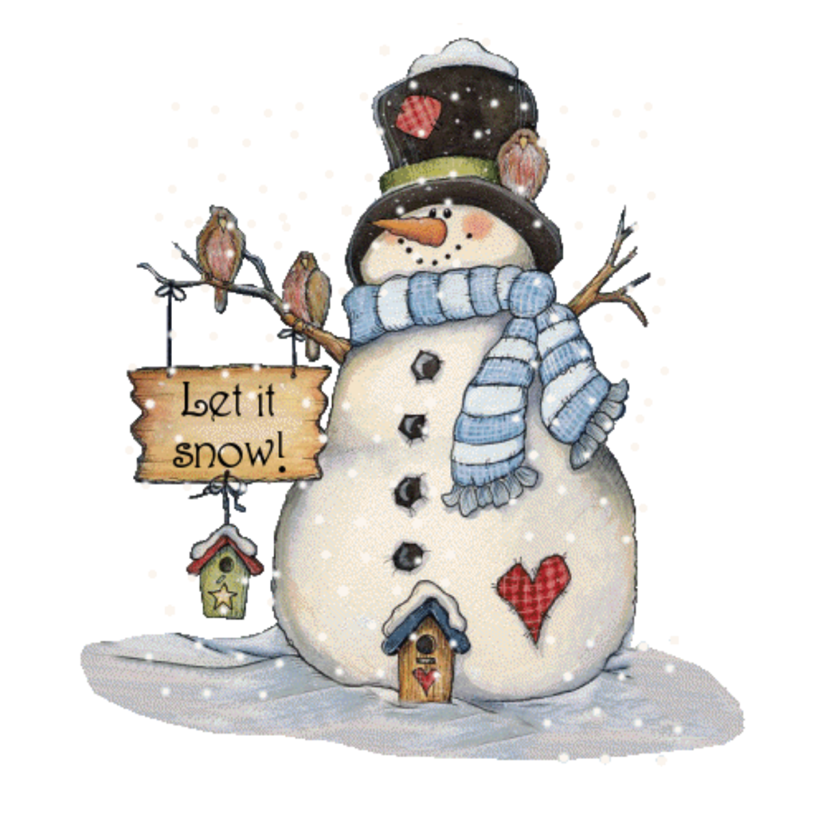 Грустный Снеговик