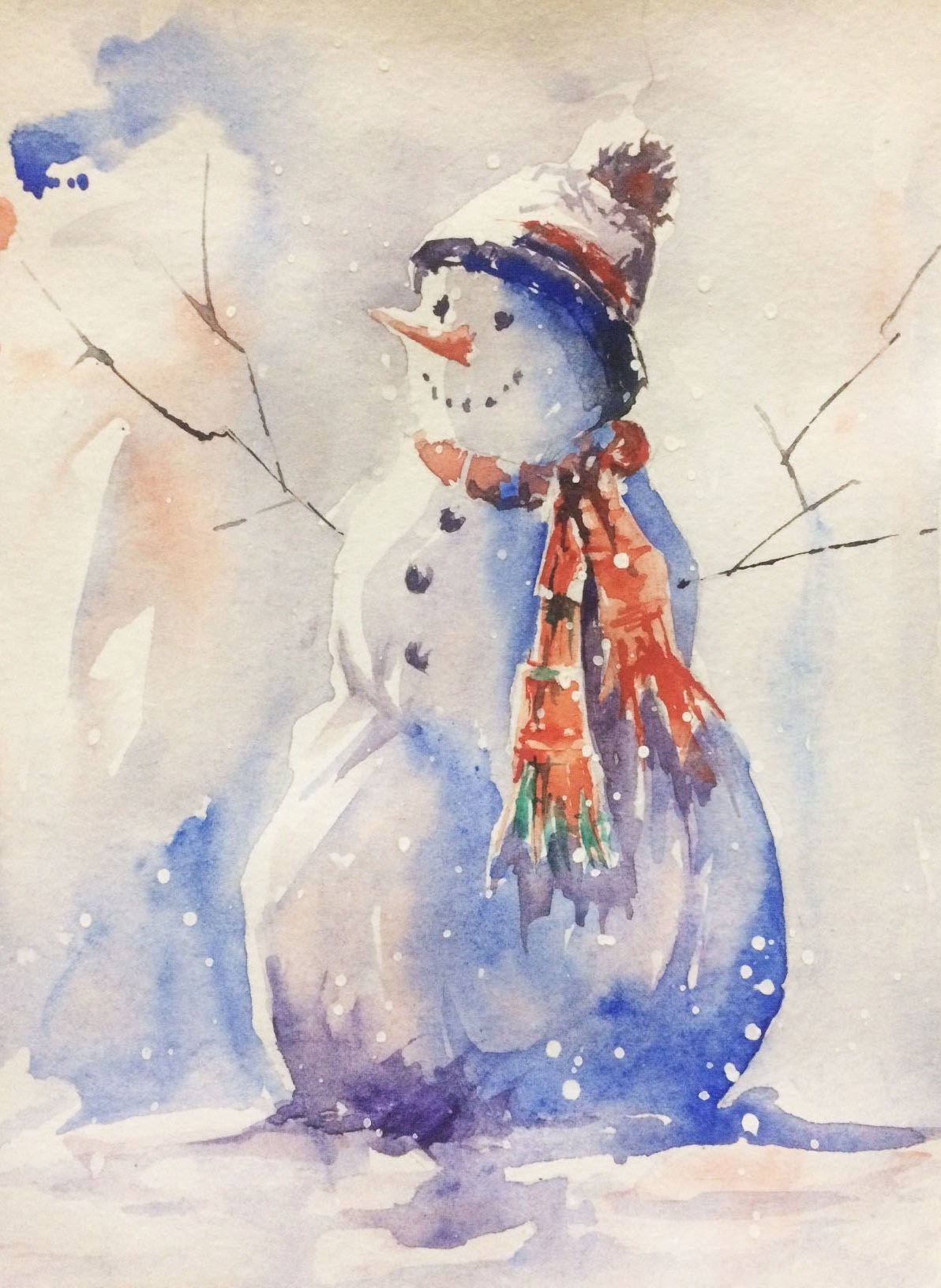 Снеговик настоящий