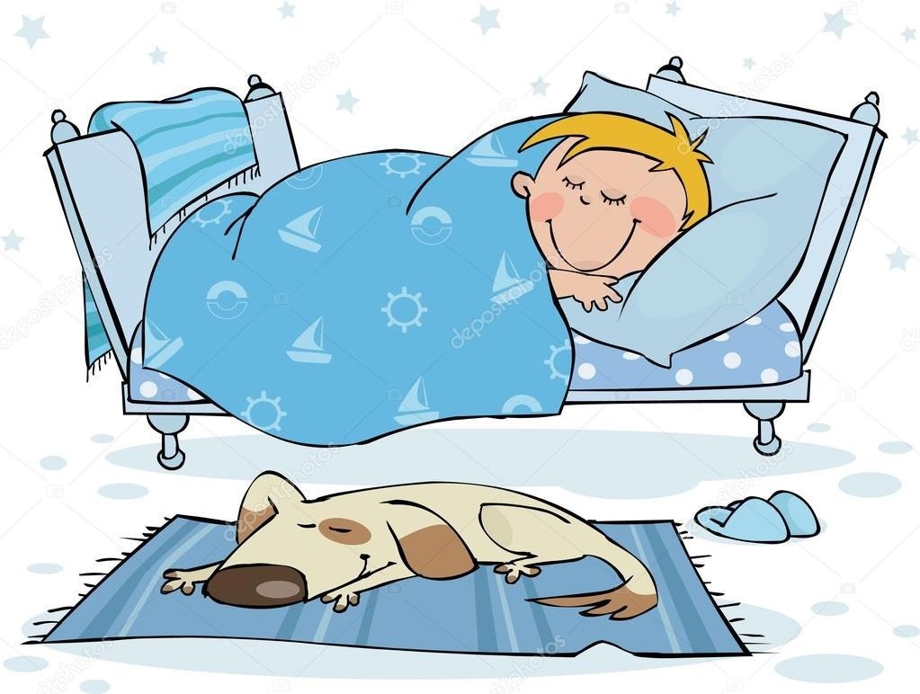 Здоровый сон иллюстрация
