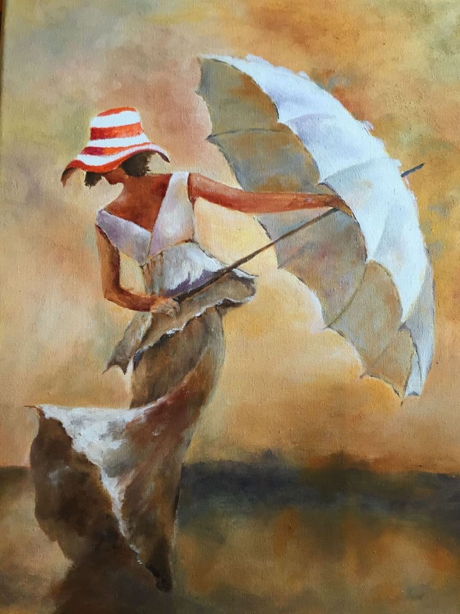 Зонтики в живописи