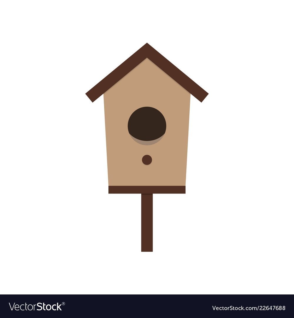 Скворечник с треугольным окошком картинка для детей