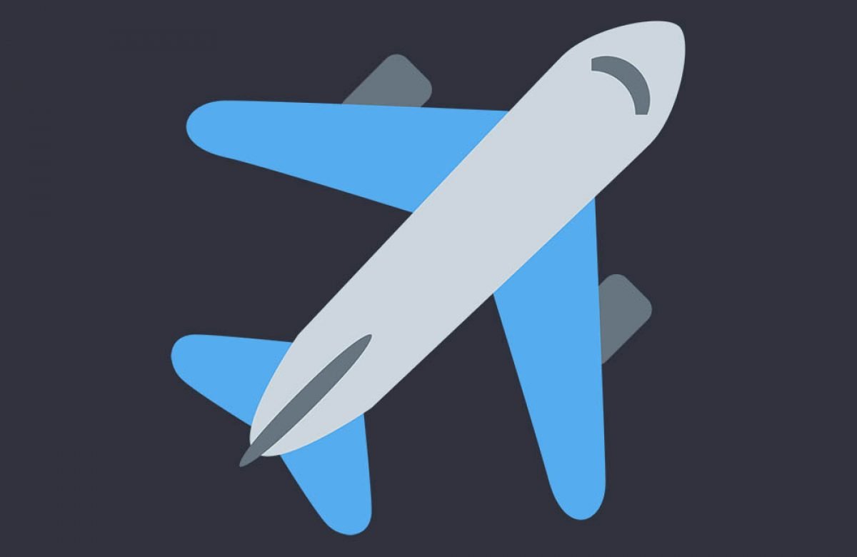 Emoji самолет