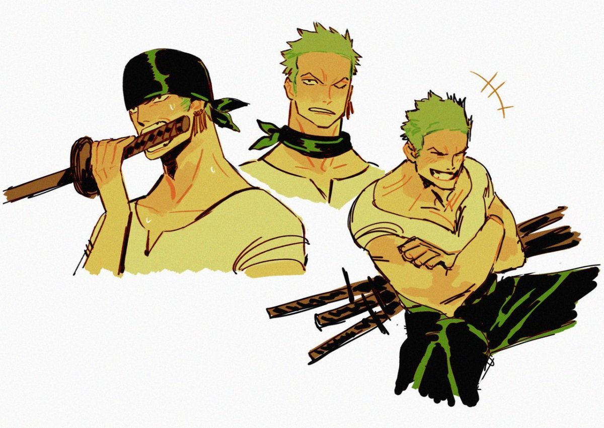 Зоро в кимоно Ван Пис