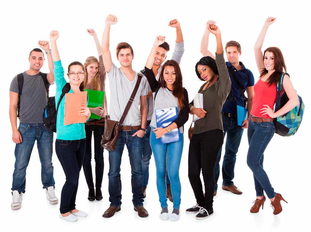 Студент в полный рост