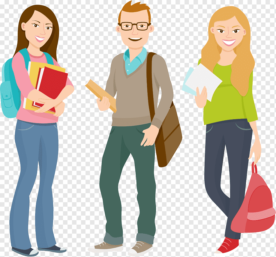 Студент мультяшный