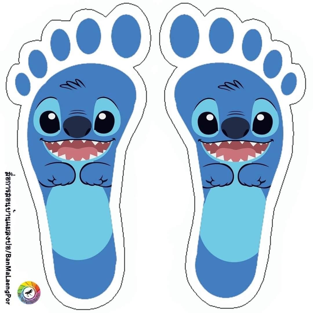 Веселые следы ног