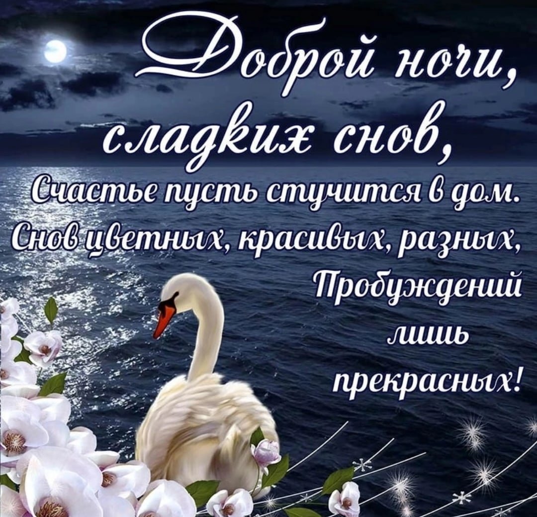 Открытки спокойной ночи