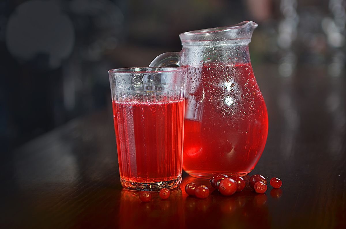 Морс клюквенно-брусничный