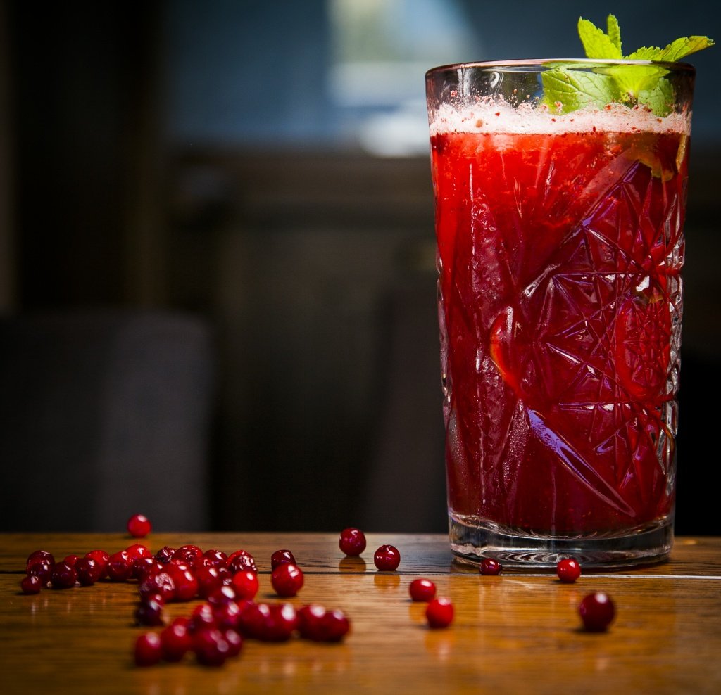 Морс клюква брусника