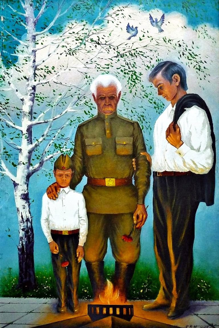 Дедушка рисунок