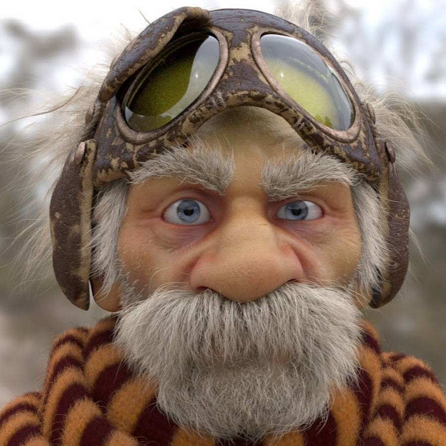 Смеющийся старик