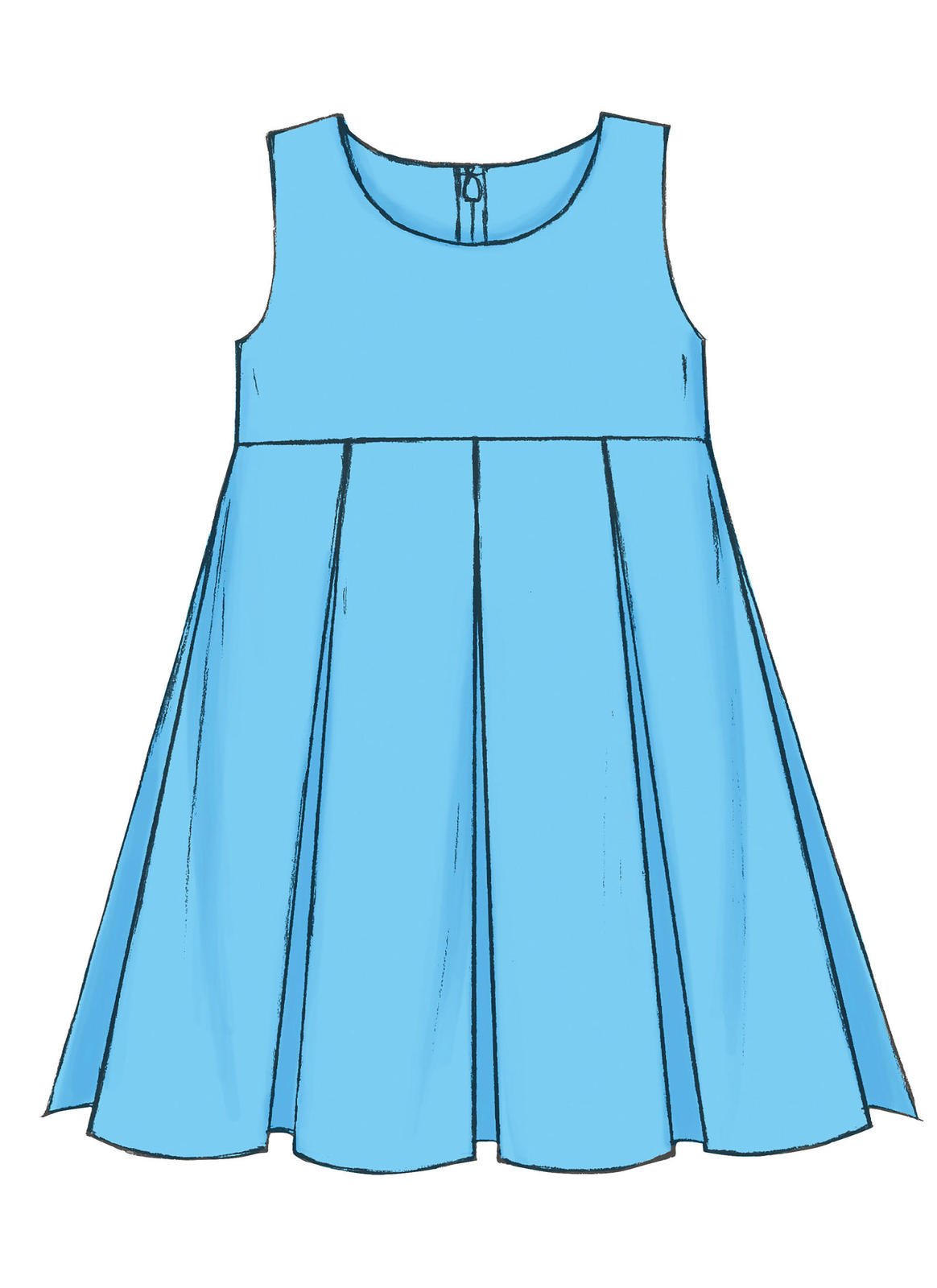 Нарисовать девочку в платье