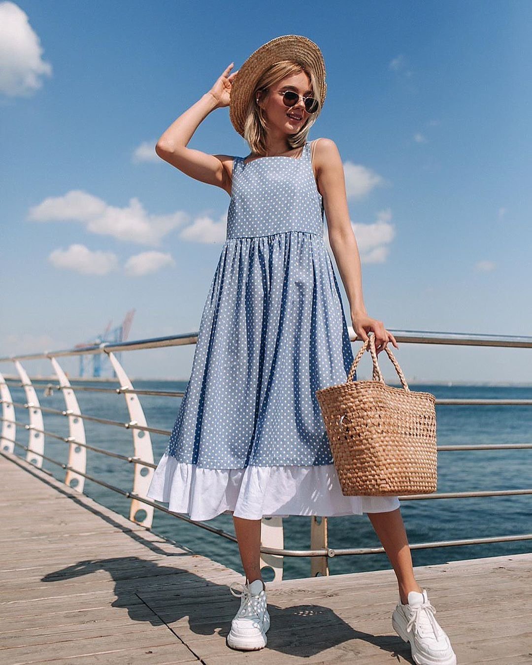 Свободные летние хлопковые платья