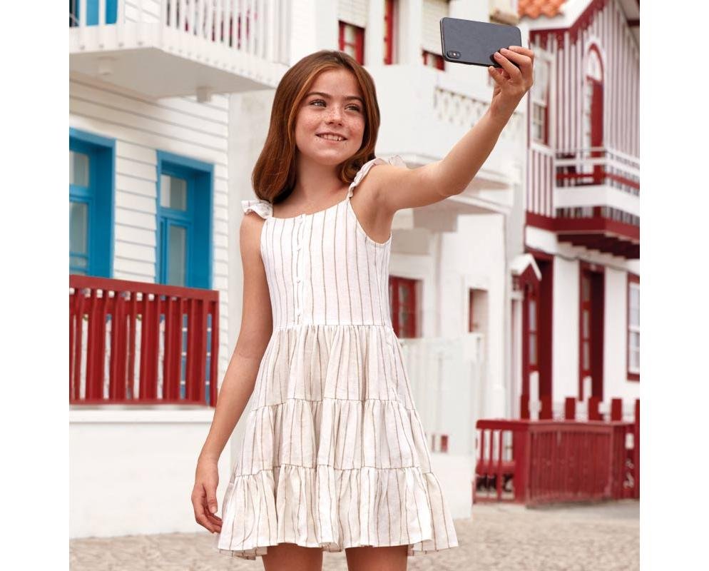 Mayoral белый сарафан