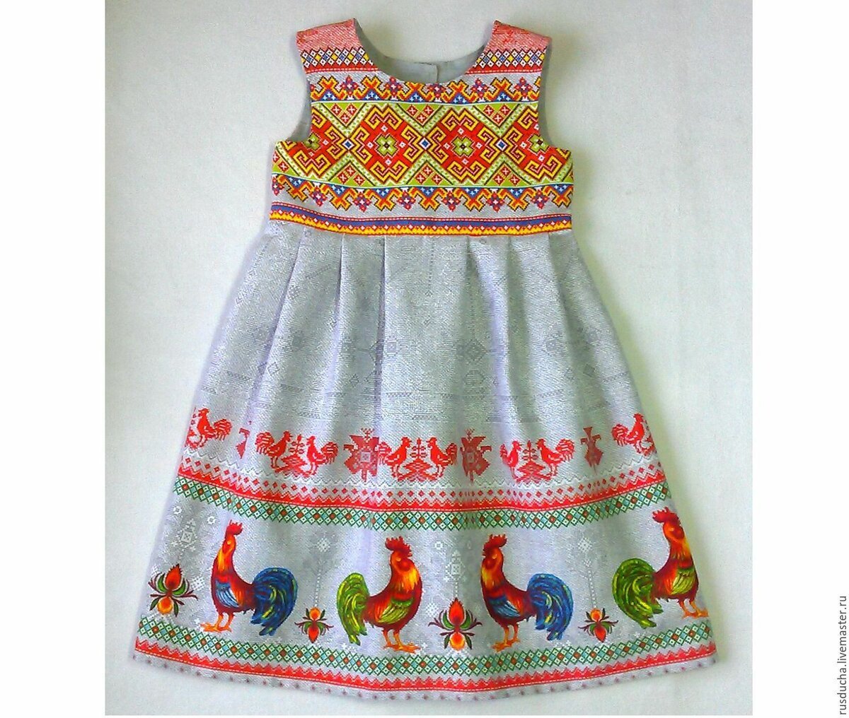 Детские сарафаны с вышивкой