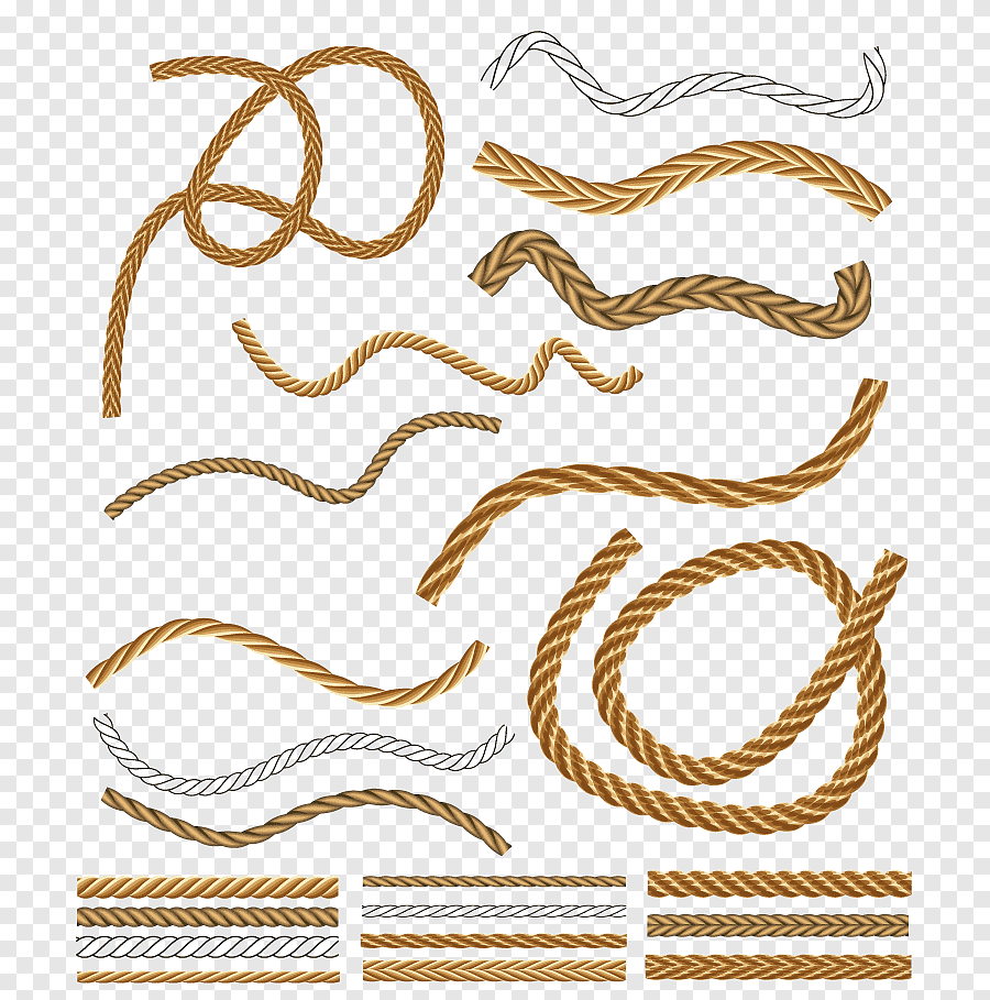 Кисть веревка для иллюстратора