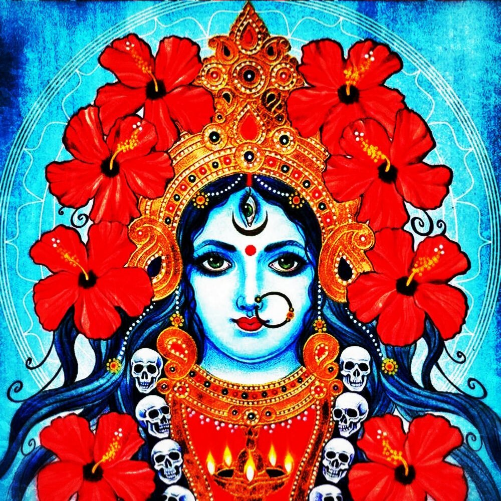 Кали Дурга арт фэнтези