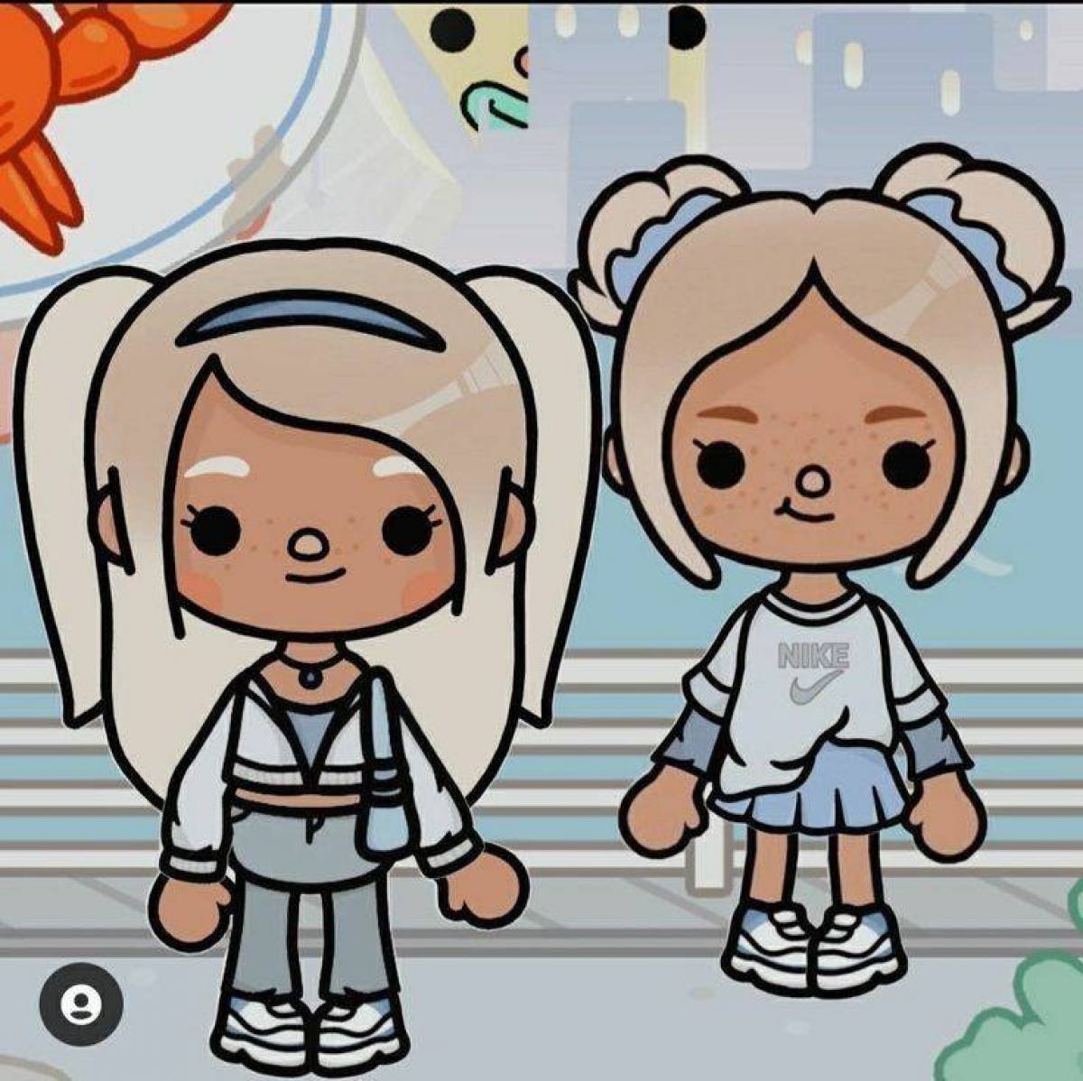 Тока бока девочки