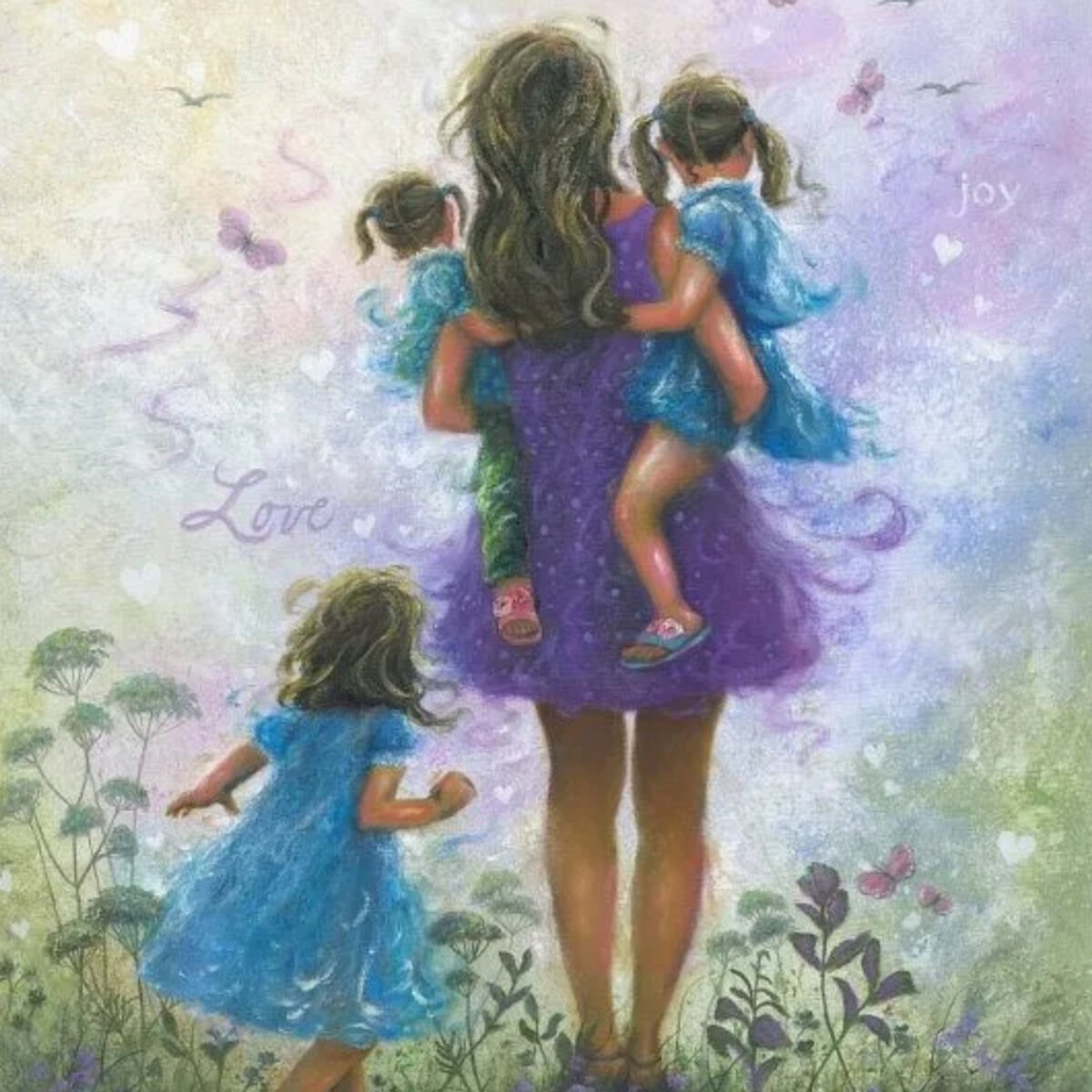 Обнимашки семья