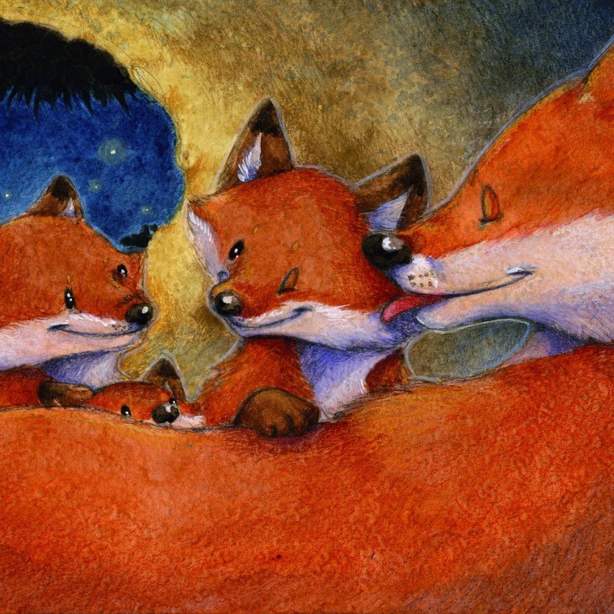 Мама лиса и Лисёнок