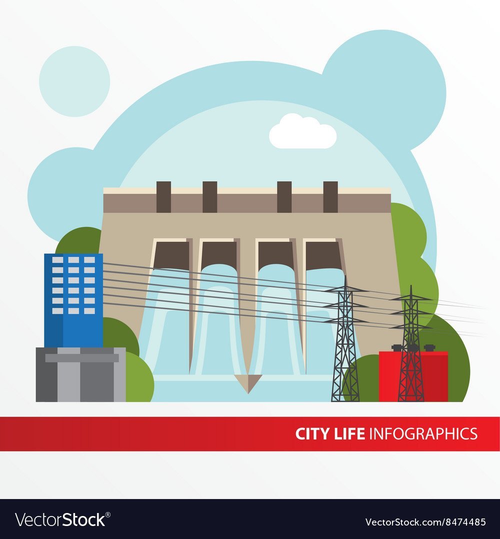 Гидроэлектростанция символ