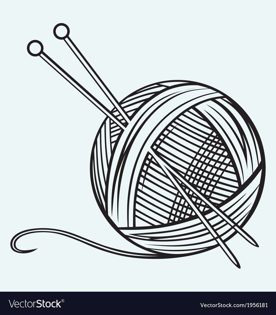 Клубок ниток рисунок