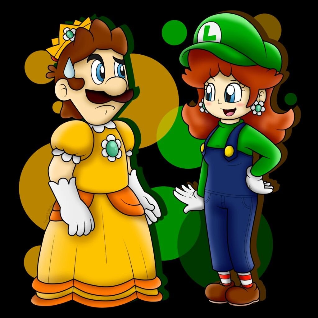 Принцесса Дейзи и Луиджи