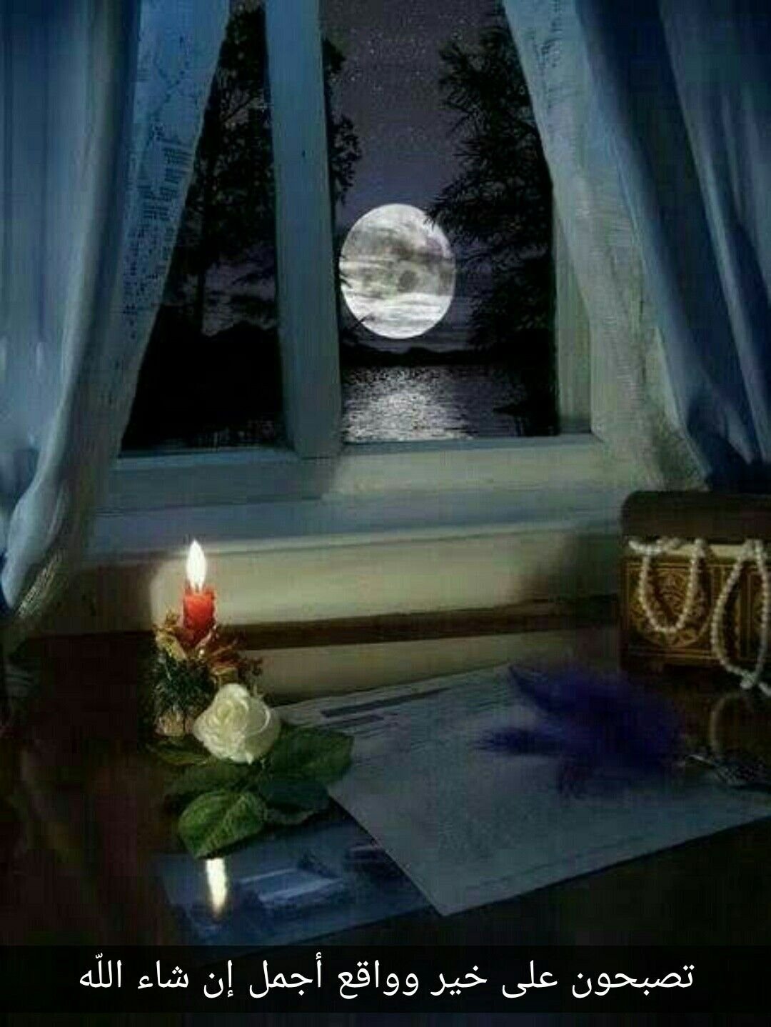 Ночь за окном