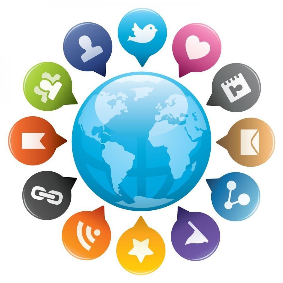 Социальные сети баннер