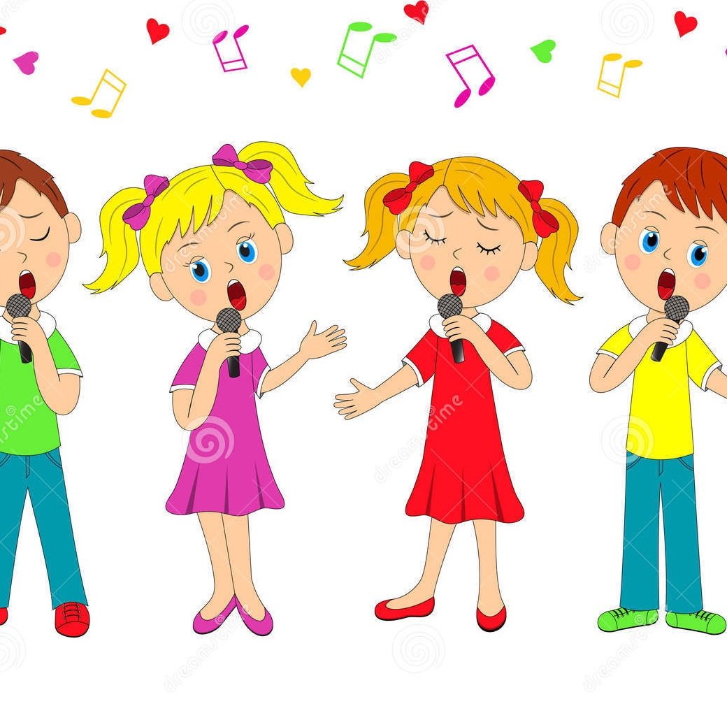 Пение на прозрачном фоне