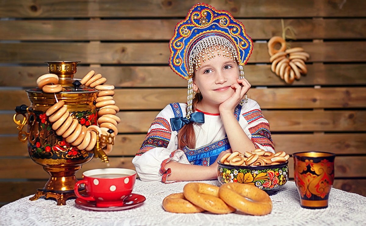 Фотосессия с самоваром