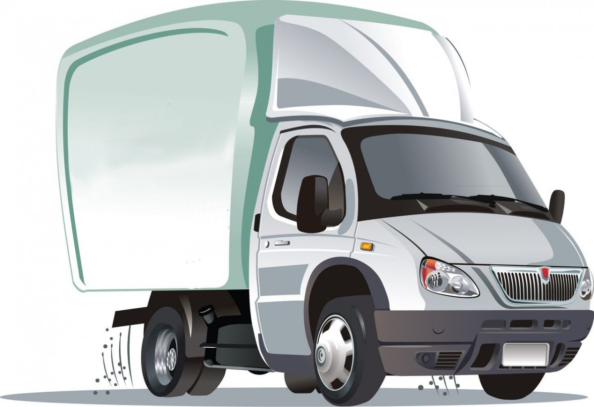 Смешной водитель грузовика