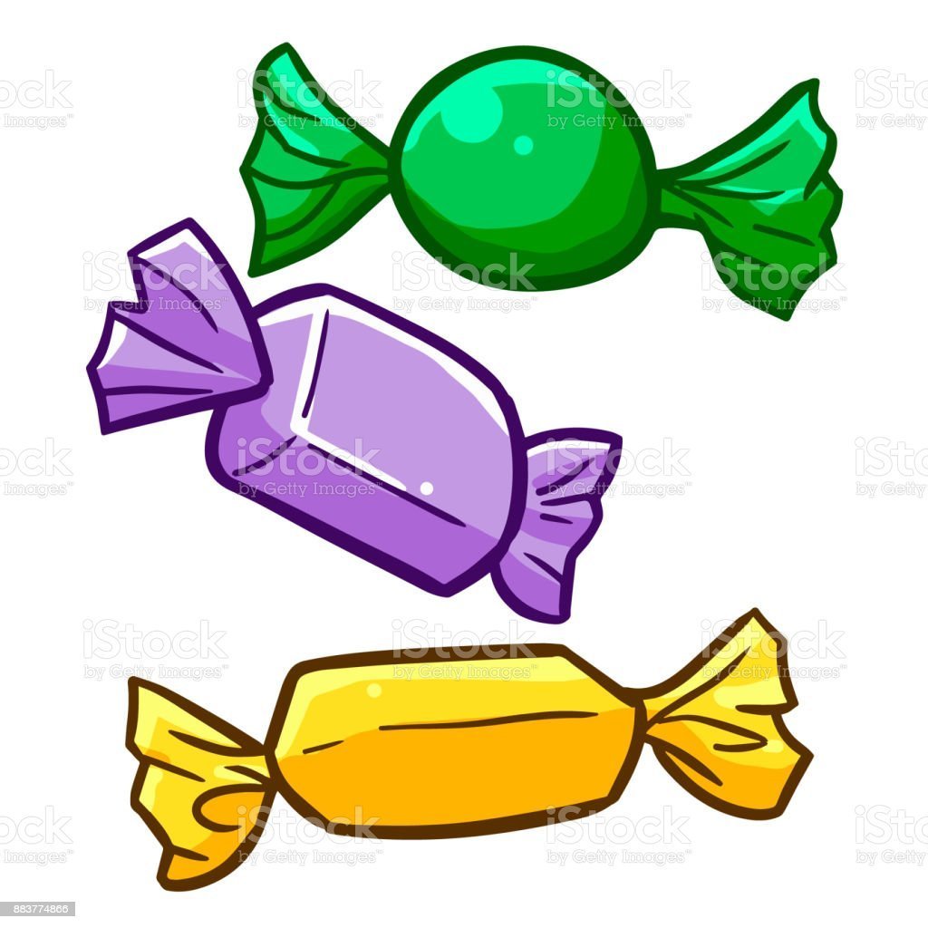 Конфетка мультяшная