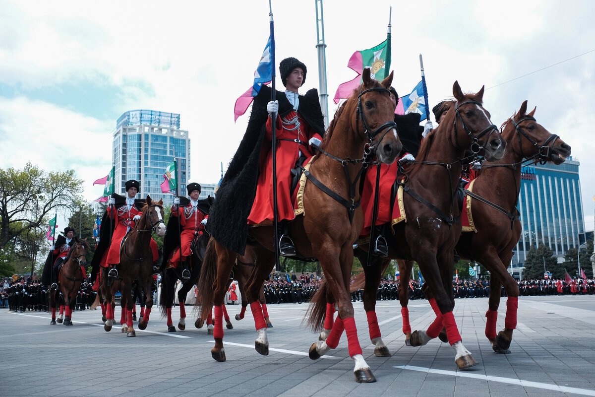 Кубанские казаки на Кубани