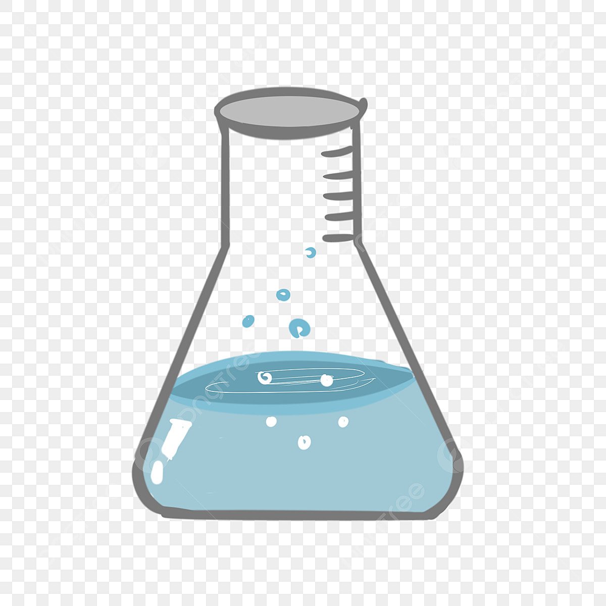 Химия лабораторная колба Эрленмейера