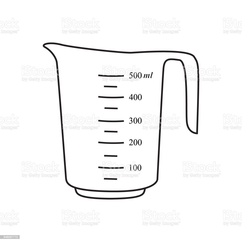 Мензурка шкала измерения