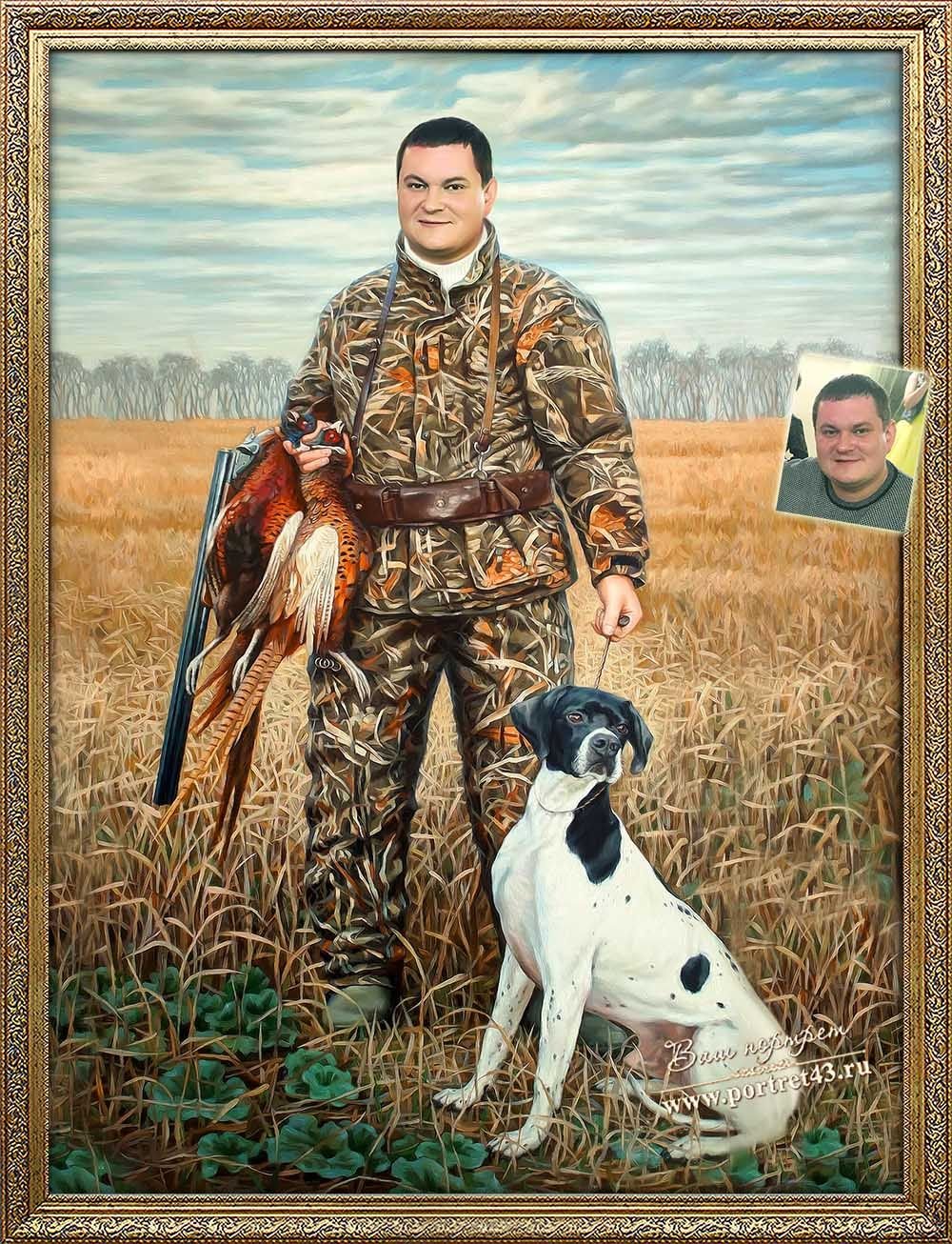 Охотничьи собаки в живописи