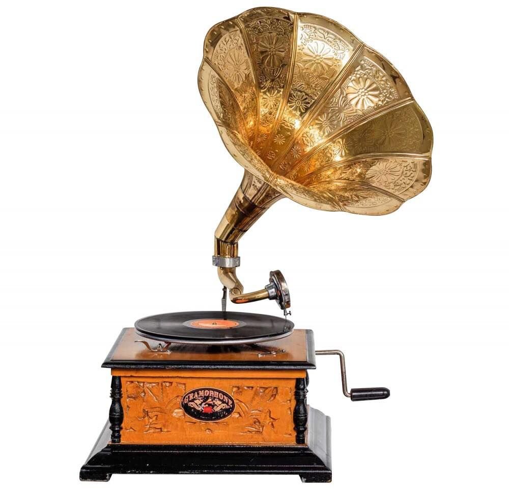 Граммофон стикер